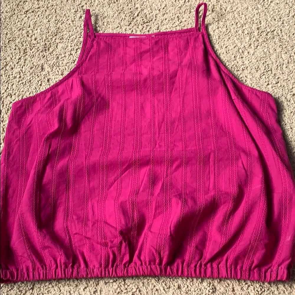 Magenta top from universal thread